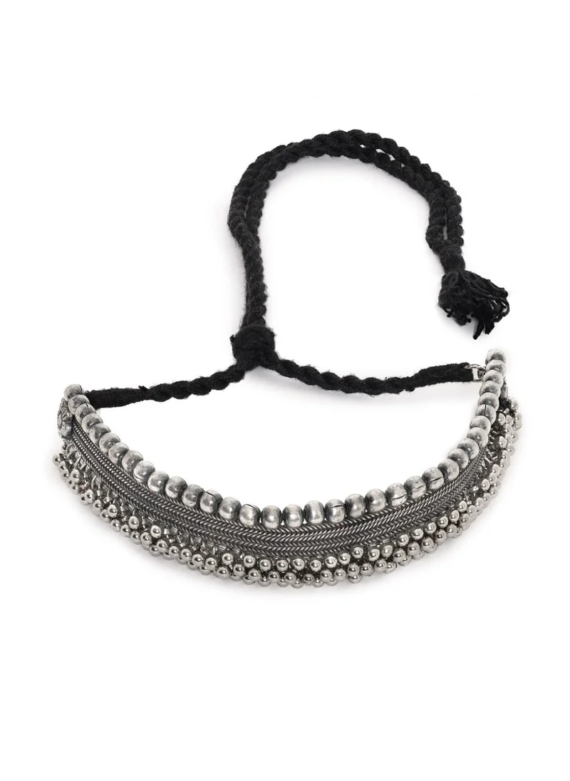 برياسي Oxidised Choker Necklace