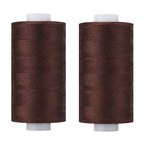 Simthread All Purpose Thread Polyester 400Y Brown - Image 1
