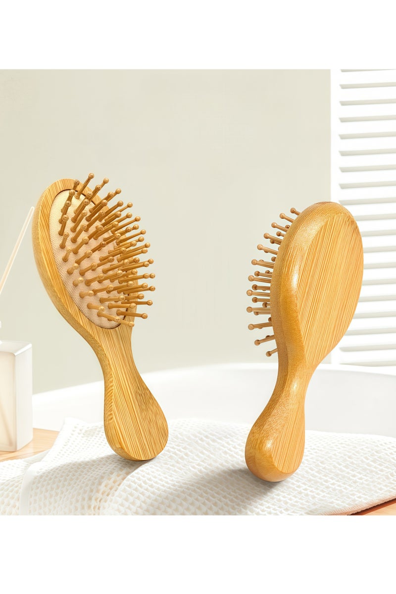 Loquat High quality hair comb 14x5x3 cm, wooden hair comb, natural bamboo comb, smooth hair comb, massage, no damage to scalp, no damage to hair, suitable for combing hair, hair care, smooth hair, reduce f - Image 5