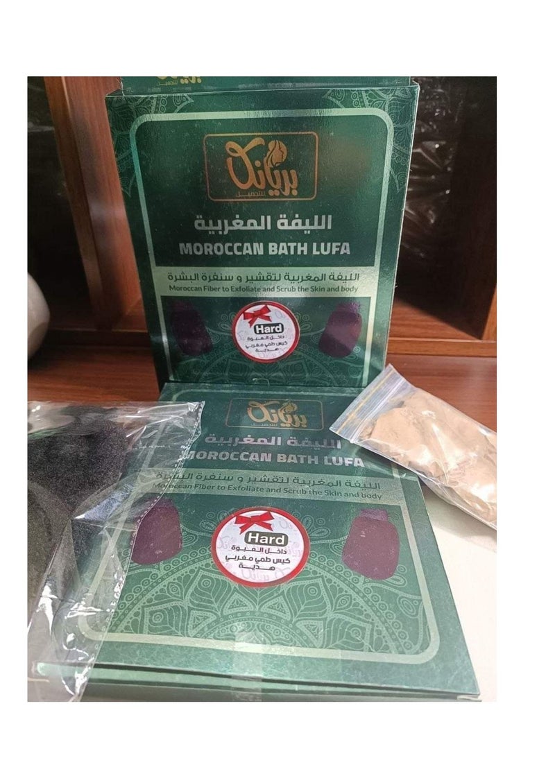 ماركة غير محددة - ليفة مغربية + كيس طمي مغربي هدية - Image 1