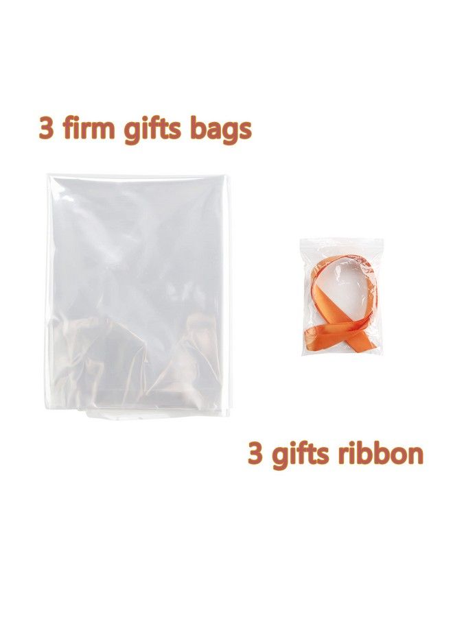 Pro Goleem 3 Piece Small Woven Basket With Gift Bags And Ribbons Different Size Empty Rope Basket For Storage 12"X 8" X 5" Baby Toy Basket With Handles White - Image 5