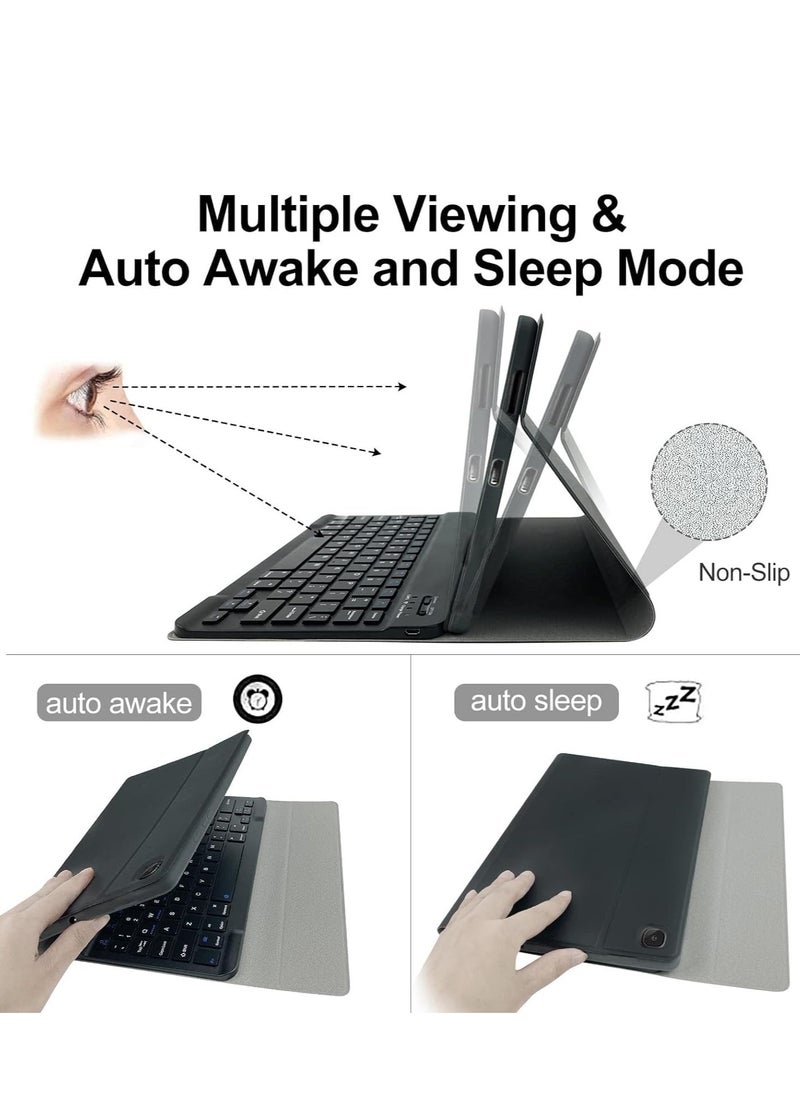 ELTRAZONE New Keyboard Case Compatible for Samsung Galaxy Tab S6 Lite 10.4'' (SM-P610/P615/P613/P619, 2020/2022) – Business Leather Folio Cover with Detachable Magnetic Wireless Keyboard, Premium Protection & Stand - Image 5