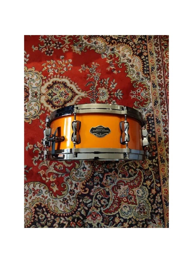 TAMA MKS55BN-BOS | Starclassic Maple Series | Snare Drum | All-Maple Shell | 14" x 5.5" | Die-Cast Hoops | Black Nickel | Bright Orange Solid - Image 1