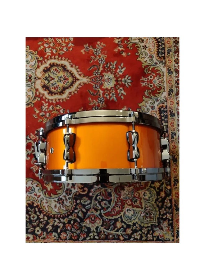 TAMA MKS55BN-BOS | Starclassic Maple Series | Snare Drum | All-Maple Shell | 14" x 5.5" | Die-Cast Hoops | Black Nickel | Bright Orange Solid - Image 2