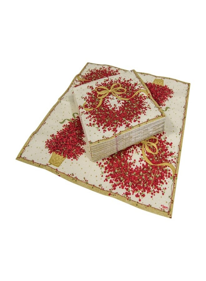 Caspari Pepperberry Paper Luncheon Napkins - 20 Per Package, 2 Packs - Image 5