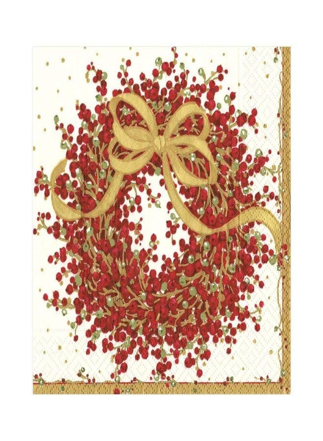 Caspari Pepperberry Paper Luncheon Napkins - 20 Per Package, 2 Packs - Image 2