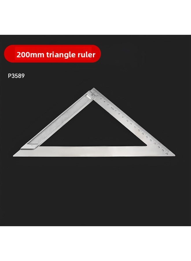Industrial Grade National Standard Thick Stainless Steel Square Woodworking Special High Precision 90 Degree Stainless Steel Square 