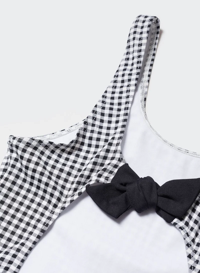 MANGO Kids Checks Swimsuit