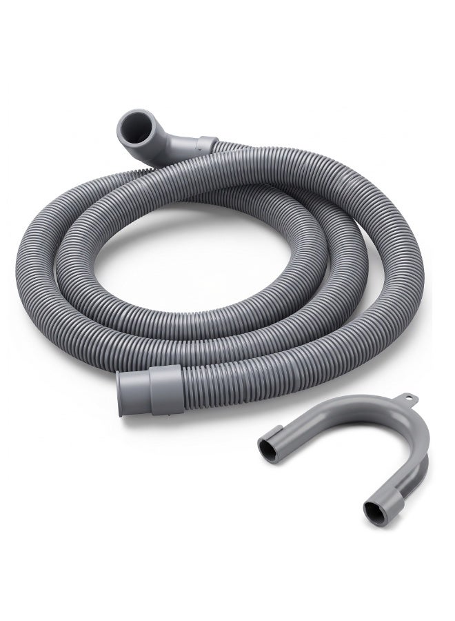 Novex Universal Washing Machine Dishwasher Drain Extension Water Pipe Outlet Hose, 2M - Image 1
