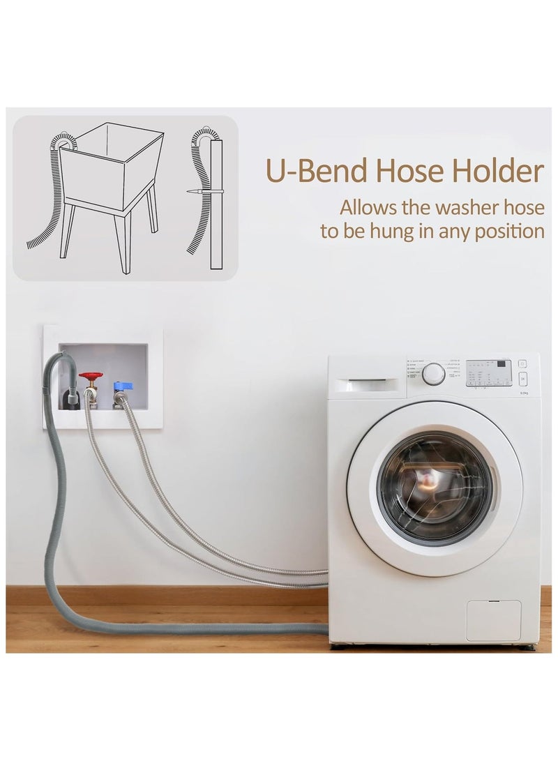 Novex Universal Washing Machine Dishwasher Drain Extension Water Pipe Outlet Hose, 2M - Image 5