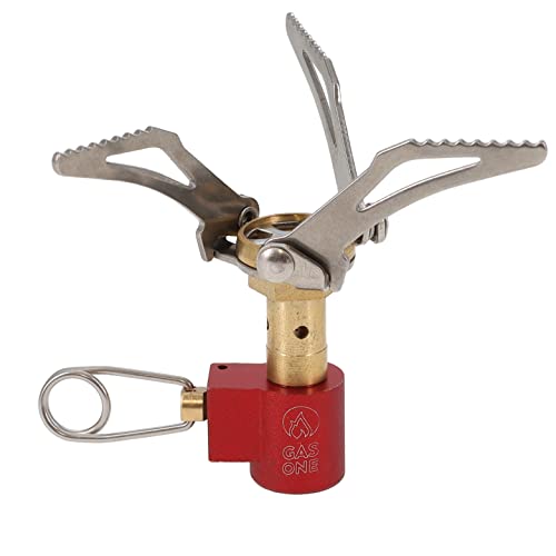 GasOne Gas One Camping Stove Backpacking Stove Stainless Steel UltraLightPocket Rocket Stove for Backpacking Hiking Survival - Image 1