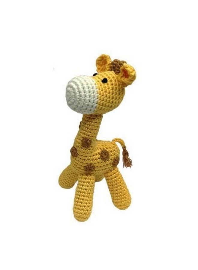 Cheengoo Organic Hand Crocheted Giraffe Rattle - Image 2