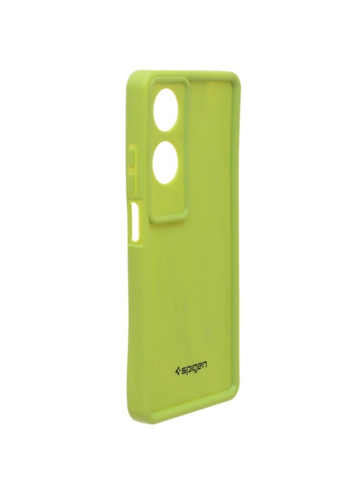 Spigen Silicone Back Phone Protection Cover For Oppo A60 - Green - Image 2