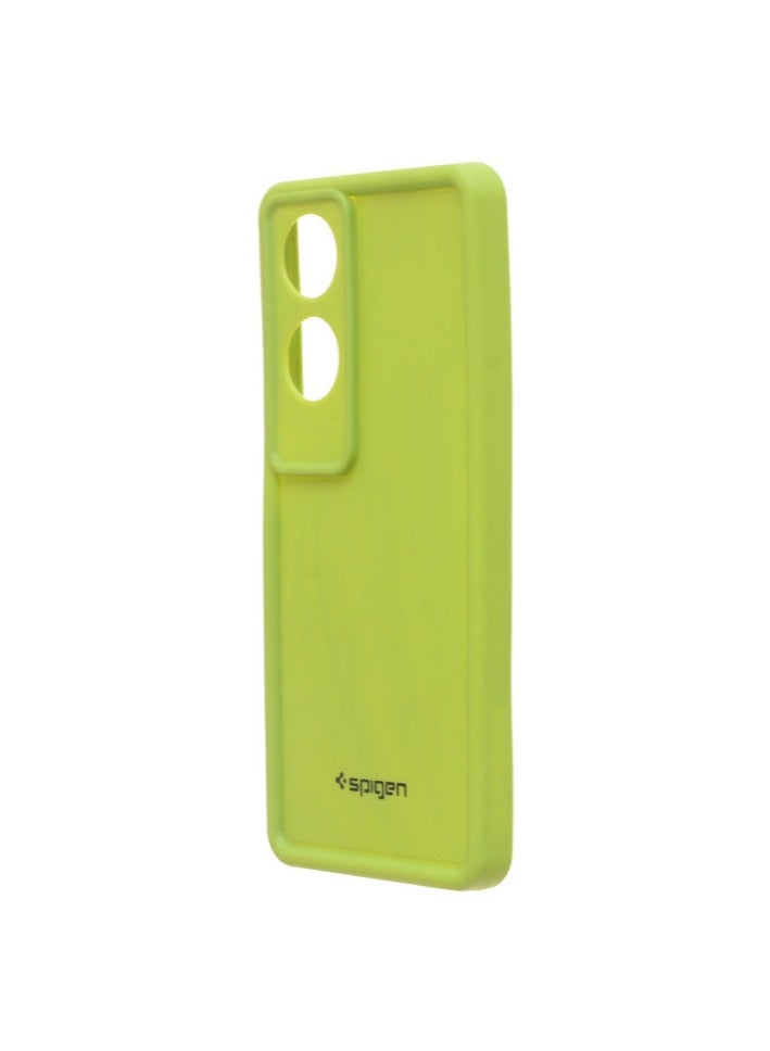 Spigen Silicone Back Phone Protection Cover For Oppo A60 - Green - Image 3
