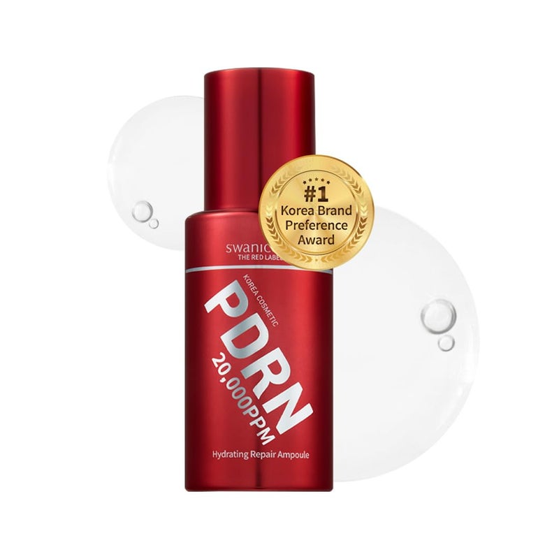 SWANICOCO Premium 20,000ppm PDRN Serum, 99.9% Pure Salmon DNA, 2% Concentration, Anti-Aging, Firming, Plumping, Professional Grade Korean Beauty Ampoule 30ml 1Fl Oz - Image 1
