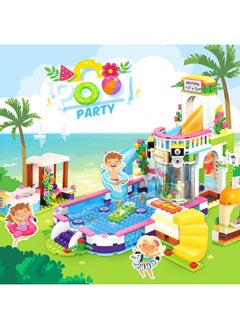 Friends House Swimming Pool Water Park Building Kit With Storage Box, Creative Roleplay Building Blocks Toy Birthday Gifts For Kids Girls Aged 6-12 (1736 Pieces) - pzsku/Z56C039BEEBED5D61FB1EZ/45/_/1732787368/285fa1f6-5a17-48ad-a1d5-7e0edbb346c9