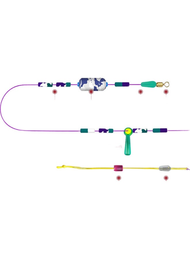 Simago Master Pre-Tied Fishing Line Set For Wild Fishing And Competition, 3.6 Meters, 2.0 Size - Image 3