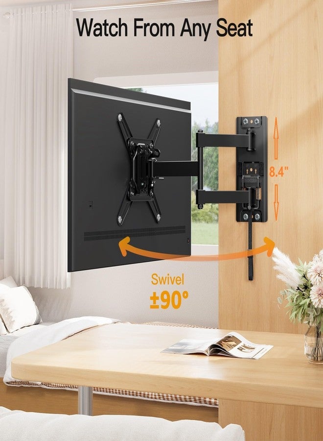 ELIVED RV TV Mount for Camper, Lockable RV TV Wall Mount for Most 13-43 Inch TVs, Full Motion Swivel and Tilt, Patented Dual Latch Design for Trailer Motorhome Truck Boat, Max VESA 200x200mm, 33 LBS - Image 4