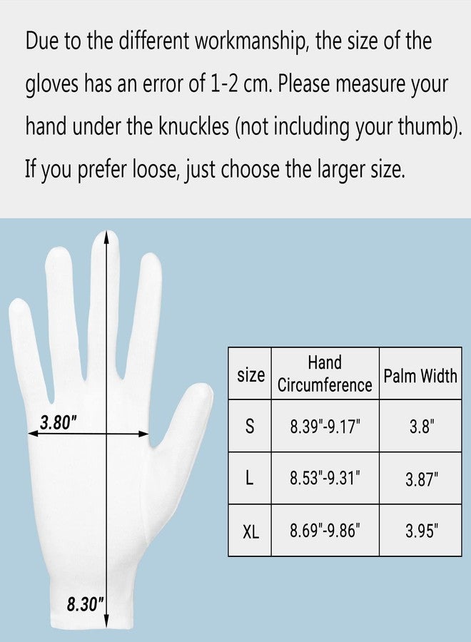 ENPOINT 10 Pairs Archival Photo Gloves, White Small Work Gloves For Handling Art Working Photography Men & Womens Cloth Gloves Liners Bulk for Handling Jewelry, Film, Photo, Coin Metal Inspection - Image 2