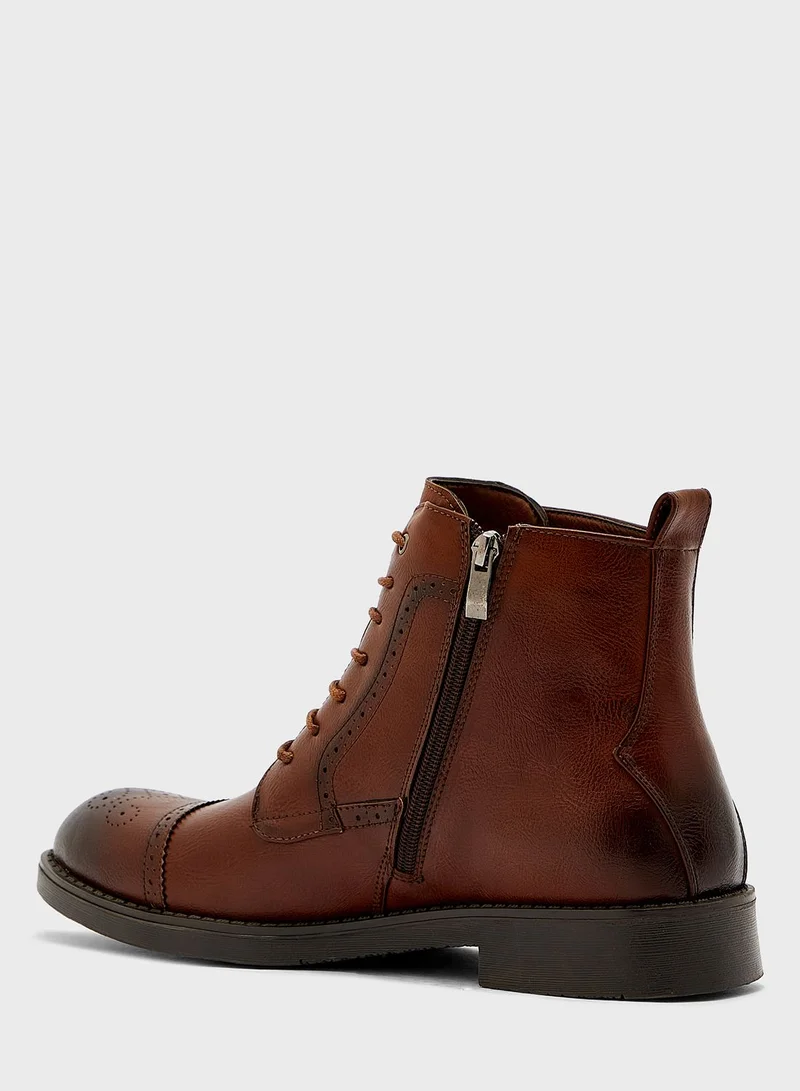 Robert Wood Brogue Boots