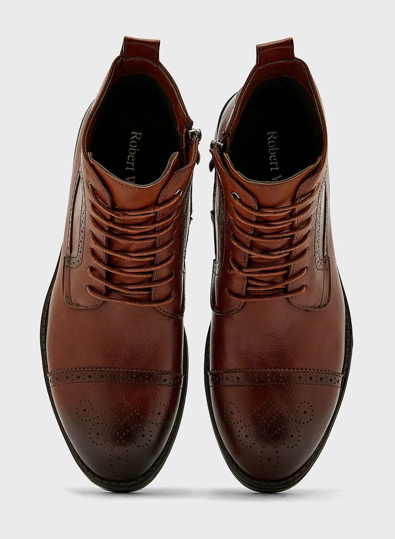 Robert Wood Brogue Boots
