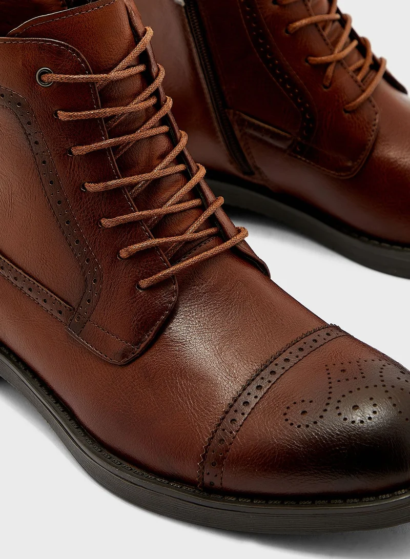 Robert Wood Brogue Boots