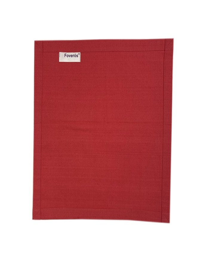 FOVERÓS Set of 6 Pure Cotton Kids Tiffin Napkin for School roti Clothes wrap Roti Chapati Cover Roti Rakhne ka Kapda Size : 35 x 35 cms (Multicolour, 35 X 35 Cms) - Image 4
