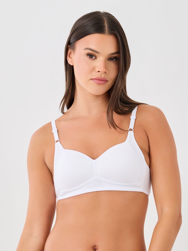 Styli Styli Pack of 3 - Cotton Comfort Rib Non Wired Padded T-shirt Bra  - Image 5