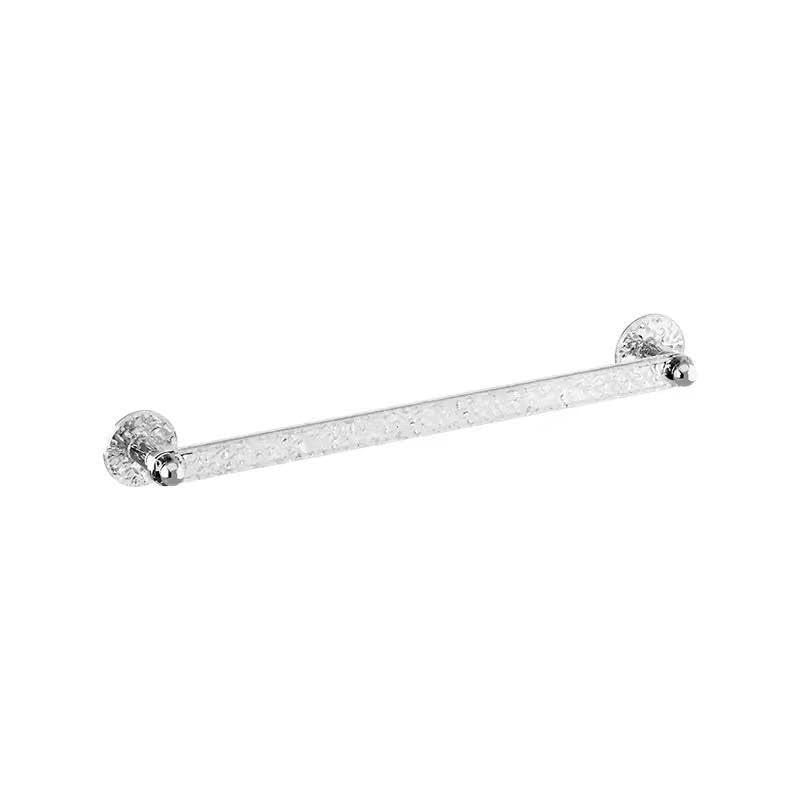 50 cm Clear Acrylic Towel Holder - Modern Bathroom Kitchen Towel Bar - Strong Hanger and Easy to Install in Seconds - Waterproof and Rustproof - Image 1