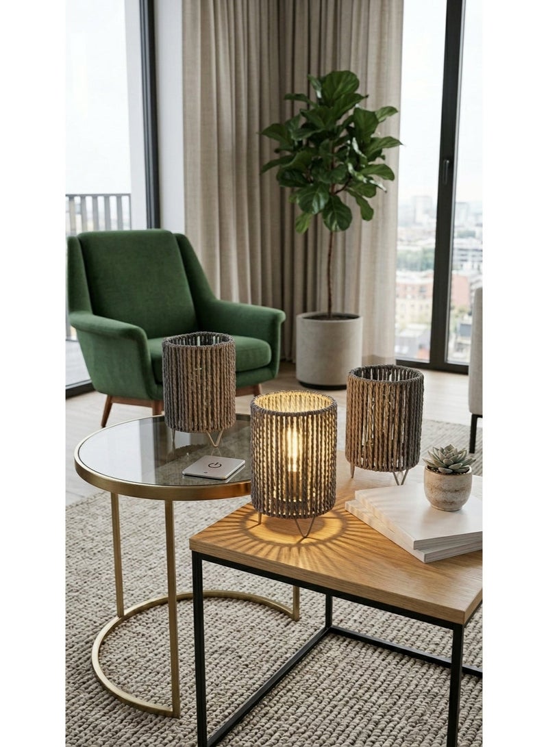 Lantern with bamboo lid - Image 1