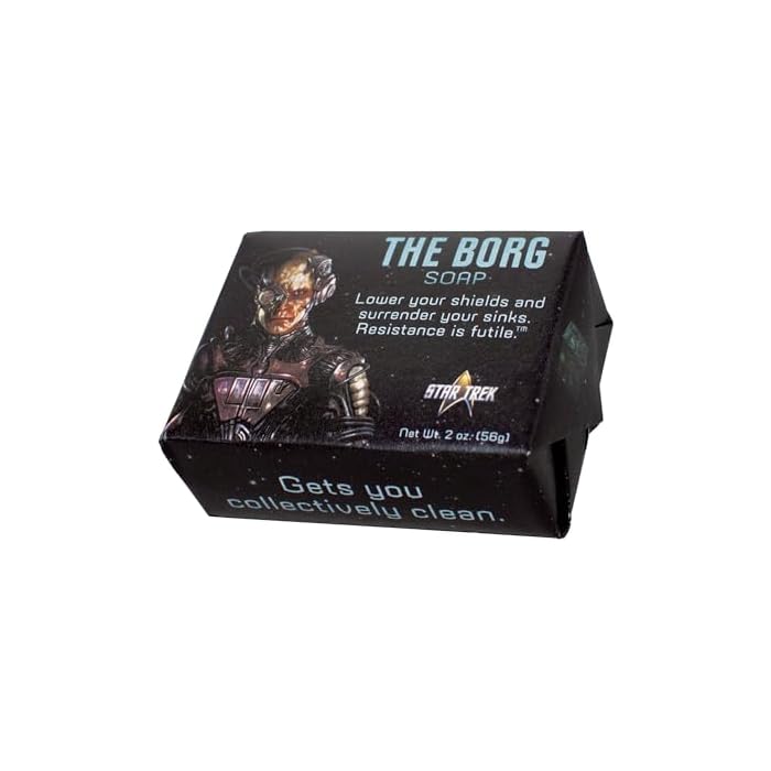 Star Trek The Unemployed Philosophers Guild The Borg Soap - Made in the USA, 2oz (56g) Travel Size Guest Bar Soap