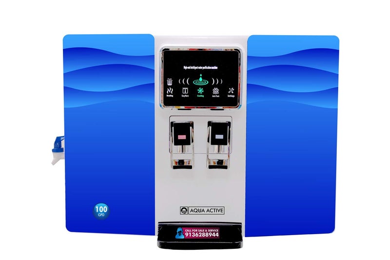 Aqua Active Aqua Active HotCold Water Purifier RoUvTdsMineralAlkalineSedGac Blue_10L  - Image 1