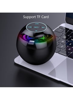 Generic Dual Alarm Clock with Colorful Lights，Bluetooth Speaker， FM Radio，Play Music with TF Card，Calling handsfree，LED Digital Display  - Image 4