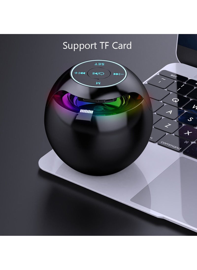 Generic - Dual Alarm Clock with Colorful Lights，Bluetooth Speaker， FM Radio，Play Music with TF Card，Calling handsfree，LED Digital Display - Image 1