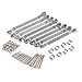 YSKMLOLP RC Chassis Rod8 Pcs Metal Chassis Pull Rods Suspension Link Mount for RC Car 116 WPL C14 C24 112 MN D90 D91 MN40 MN45 MN96 MN99 MN99s Upgrade Par Silver - Image 2