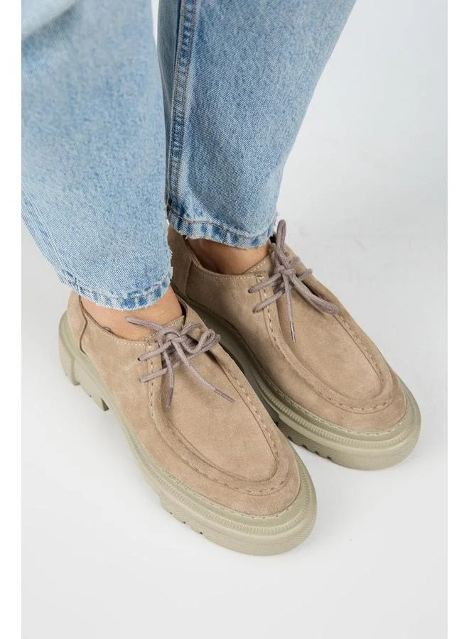Manijero  Carol Women's Genuine Leather Laced Suede Shoes for Women | Best Price UAE