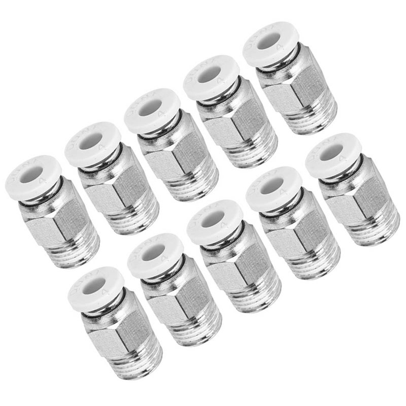 Fdit Silver PC4 M10 Threaded 3D Printer Tires for Convenient Use - Image 2
