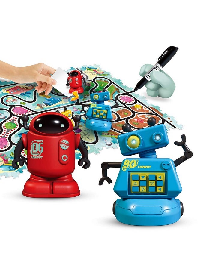 Remoking REMOKING Magic Inductive Robot Toys，Creative Track Puzzle Race Game，Learning and Educational Toys for Boys & Girls 3 Years and Up，Party and Birthday Gifts  - Image 1