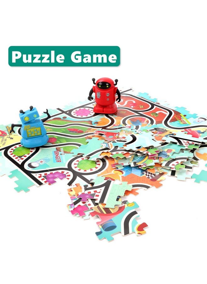 Remoking REMOKING Magic Inductive Robot Toys，Creative Track Puzzle Race Game，Learning and Educational Toys for Boys & Girls 3 Years and Up，Party and Birthday Gifts  - Image 3