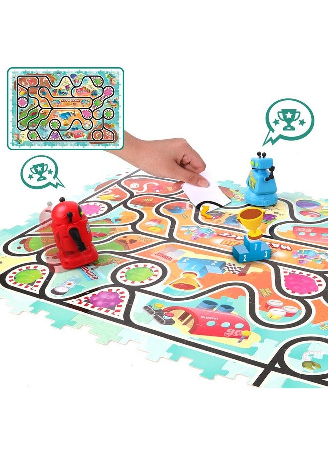 Remoking REMOKING Magic Inductive Robot Toys，Creative Track Puzzle Race Game，Learning and Educational Toys for Boys & Girls 3 Years and Up，Party and Birthday Gifts  - Image 4