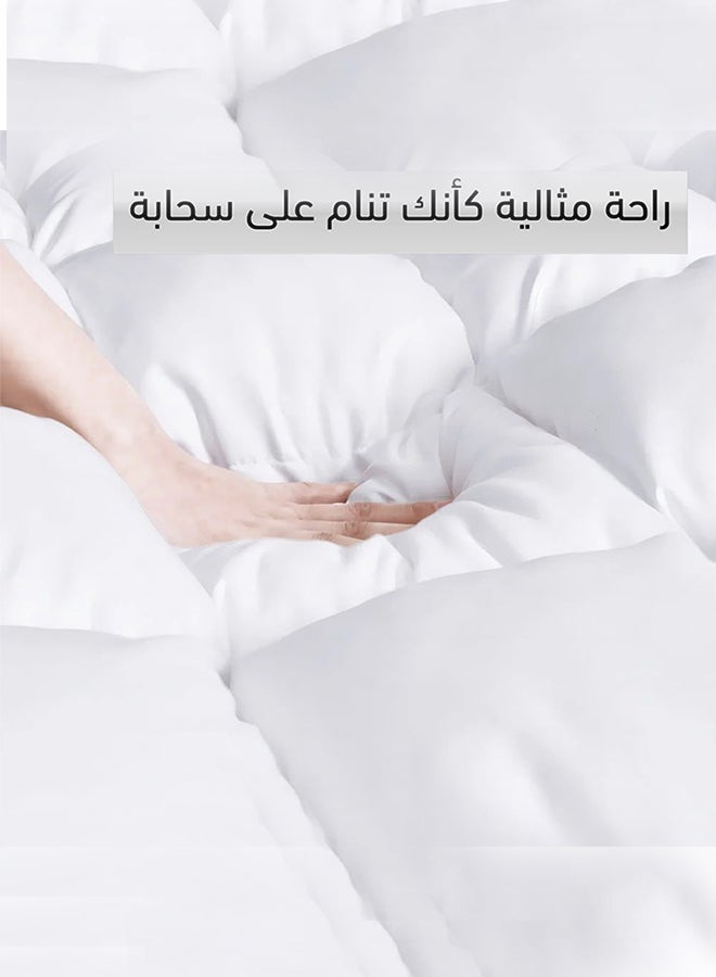 صوفة ديباج لباد من القطن 14 سم بحشوة من المايكروفايبر - Image 3