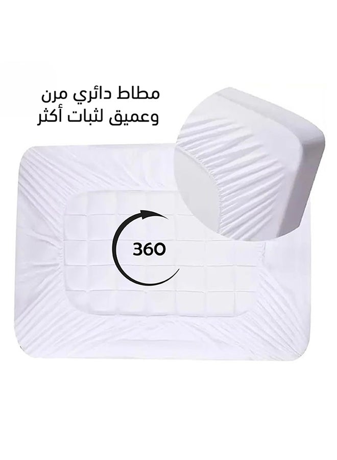 صوفة ديباج لباد من القطن 14 سم بحشوة من المايكروفايبر - Image 4