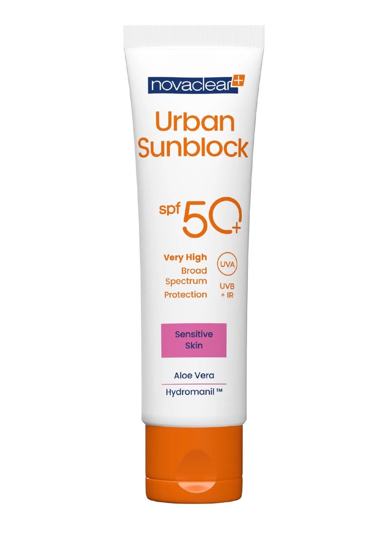 Novaclear Urban Sunblock Spf 50+ Sensitive Skin 40ml