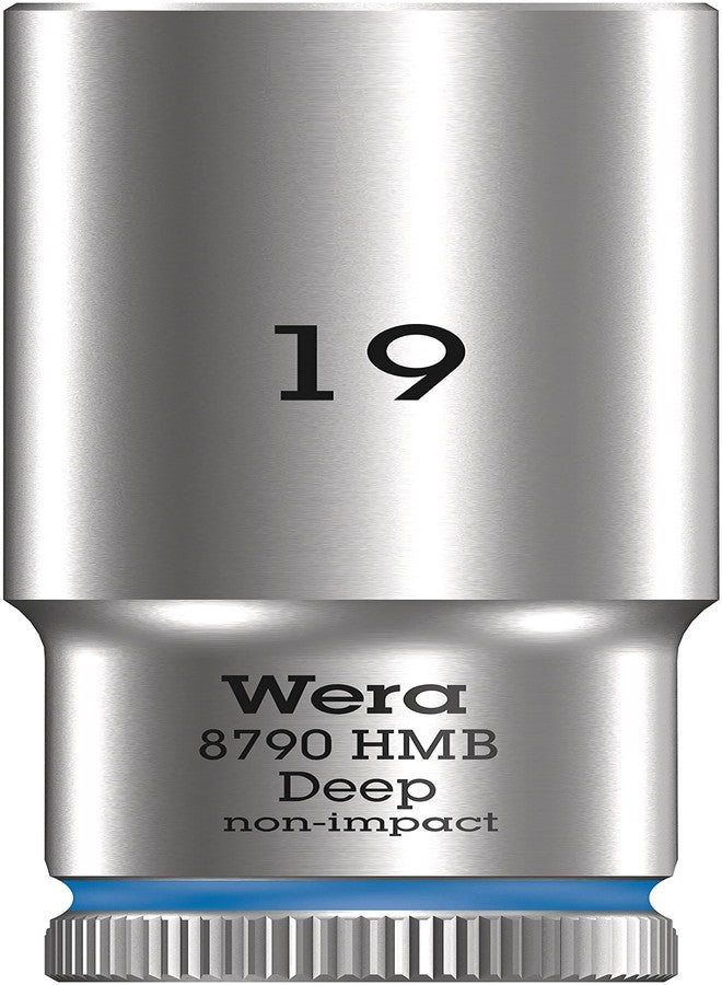 ويرا 8790 HMB مقبس عميق (3/8 بوصة - 6 نقاط) مقاس 3/8 بوصة SW 19 أزرق - Image 1