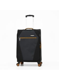 GIORDANO Giordano Softside Luggage Trolley Bag 3 Pieces set,Black (S-20,M-24,L-28 Inch)  - Image 2