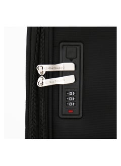 GIORDANO Giordano Softside Luggage Trolley Bag 3 Pieces set,Black (S-20,M-24,L-28 Inch)  - Image 4