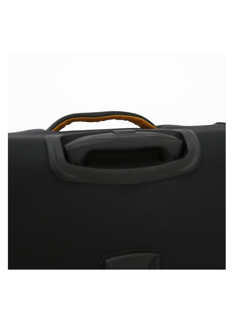 GIORDANO Giordano Softside Luggage Trolley Bag 3 Pieces set,Black (S-20,M-24,L-28 Inch)  - Image 5