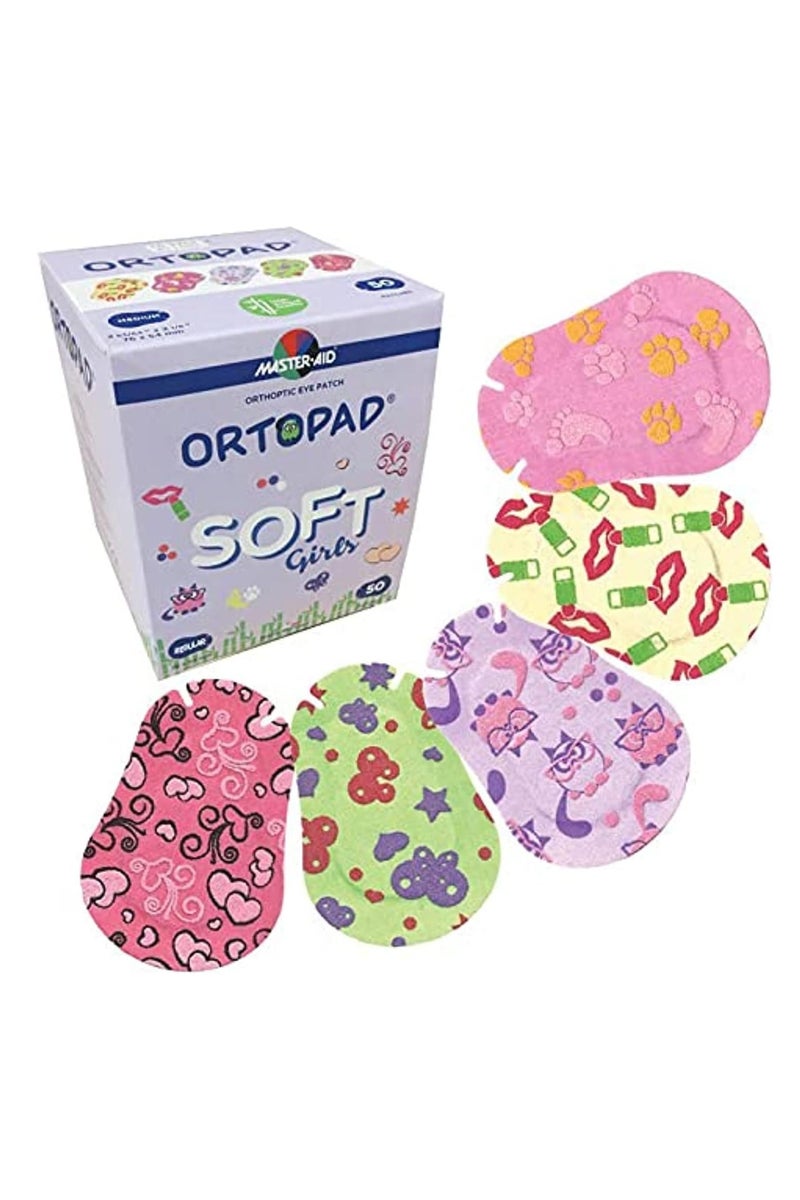 Ortopad Soft Girls Eye Patches Medium - 50 pcs - Image 2