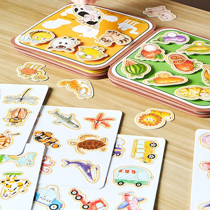 Interactive Learning Sticker Book For Early Logical Thinking Quiet Play - Image 5