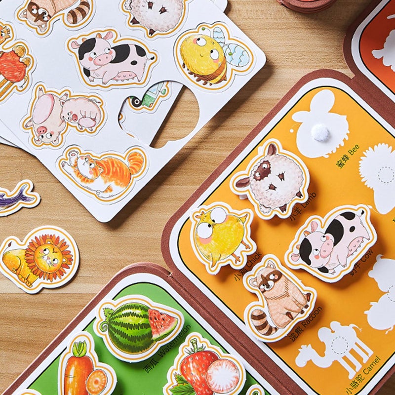 Interactive Learning Sticker Book For Early Logical Thinking Quiet Play - Image 4